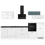 Impuls Küchen Küchenzeile ZANOTTI 320 cm grafit matt