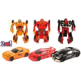 Toi-Toys ROBOFORCES Transformatorroboter 10 cm 3-teilig