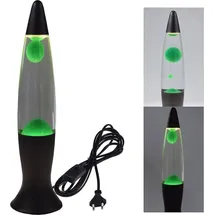 ChiliTec Lavalampe Grün Schwarz 40 cm