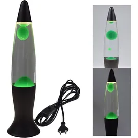 ChiliTec Lavalampe Grün Schwarz 40 cm