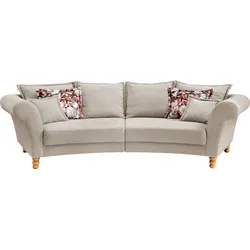 Big-Sofa HOME AFFAIRE "Tassilo", grün (hellgrün), B:350cm H:95cm T:110cm, 100% Polyester, Sofas