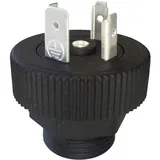Hirschmann Gerätestecker GMD-Serie Schwarz GSP 313 Pole:3 + PE 931 297-003-1 Inhalt:
