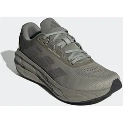 Laufschuh ADIDAS PERFORMANCE "QUESTAR 3", Gr. 46, grün (silber pebble, charcoal, olive strata), Textil, Synthetik, sportlich, Schuhe