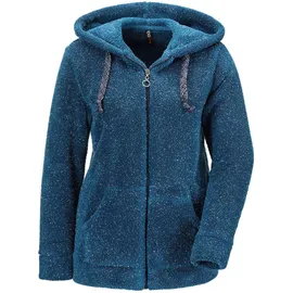 GOLDNER Flausch-Freizeitjacke in Blousonform Petrol 54