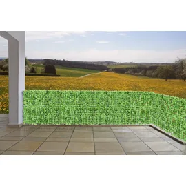 Mendler Windschutz 500 x 100 cm Grün Kunststoff