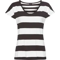 LAURA SCOTT T-Shirt, im Streifen-Mix Laura Scott schwarz-weiß-gestreift