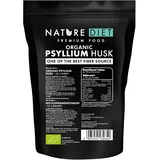 Bio Flohsamenschalen | 450 g | 95% Reinheit | Hoher Ballaststoffgehalt | Vegan & Glutenfrei | EU-Bio-Zertifiziert | von Nature Diet