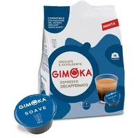 Gimoka Entkoffeinierte Kaffeekapseln Espresso Soave Decaf, Intensität 7-64 Kapseln Kompatibel mit Kaffeemaschinen der Marke Nescafè* Dolce Gusto*, 64 Stück (4 x 16 Getränke), Hergestellt in Italien