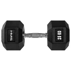 Kurzhantel HMS HEX PRO schwarz|grau 25kg