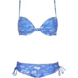 Emporio Armani für Damen. EW000800_AF12190 Blauer Push-up-Bikini (M), Strandbekleidung, Polyamid