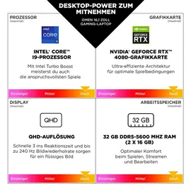 HP OMEN 16-wf1676ng Intel Core i7-14700HX 32 GB RAM 1 TB SSD RTX 4070