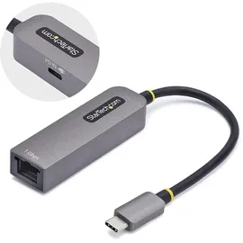 Startech 1GbE USB C Ethernet Adapter, 100W PD, USB-C auf Lan-RJ45 Netzwerkadapter, NIC, Thunderbolt Kompatibel