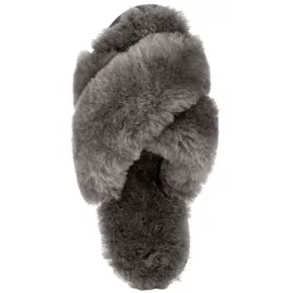 Emu Australia Hausschuhe Slipper Mayberry (100% Schaffell) charcoalgrau Damen