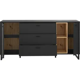 Forte Sideboard, Breite ca. 174 cm, schwarz