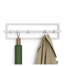 Umbra Wandgarderobe Cubiko Weiß