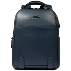 Piquadro Modus Special Daypack Leder 37 cm Laptopfach blue
