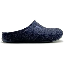 thies Hausschuhe Pantoffel PET Slipper (weicher Filz) dunkelblau Damen