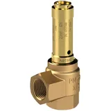 Riegler Eck-Sicherheitsventil, Sattdampf, G 1/2, Ansprechdruck 0,5 bar