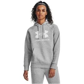 Under Armour Rival Fleece Hoodie Grau/Weiß L