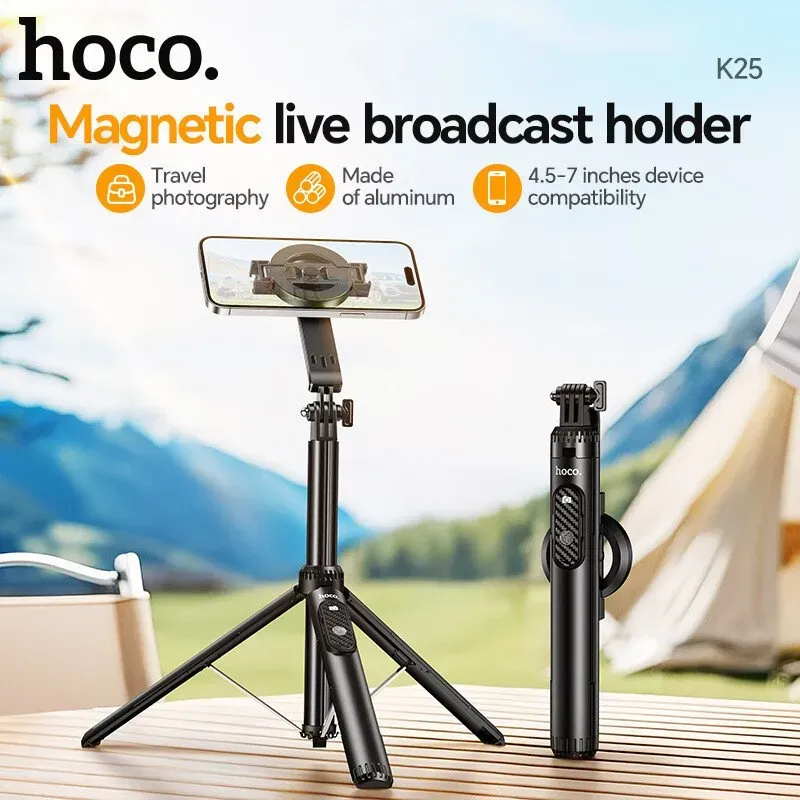 hoco K25 Sherkhan magnetischer Halter aus Aluminiumlegierung für Live-Streaming