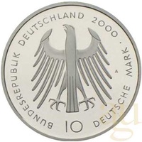 10 DM Gedenkmünzen BRD 625er Silber (1972-1997)