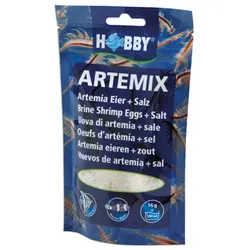 HOBBY Artemix Eier & Salz 195 Gramm für 6 Liter Fischfutter