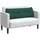 vidaXL Rücken Kissen Dunkelgrün 140 x 24 x 50 cm Stoff, Wohnzimmer, modernes Komfortkissen, ergonomische Rückenstütze, weiches Textildekor, gemütlicher Sitz