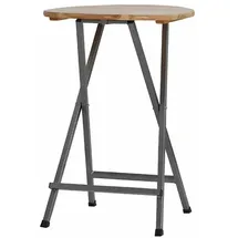 Fun Star Stehtisch Ø78 cm Kiefernholz klappbar Hellbraun
