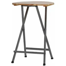 Fun Star Stehtisch Ø78 cm Kiefernholz klappbar Hellbraun