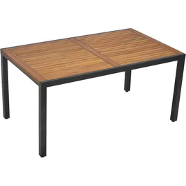 Merxx Tilos Gartentisch 150 x 90 x 74 cm Braun/Grau