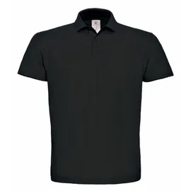 B & C B&C - ID.001 Herren Piqué Poloshirt - Black / 4XL