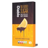 :Diablo No Added Sugar Dark Chocolate with Orange 0,075 kg Schokolade