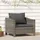 vidaXL Gartensessel 59 x 59 x 108 cm grau 4 St.
