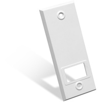 jarolift Kunststoff Abdeckplatte für Gurtwickler/Lochabstand: 104 mm/Farbe: weiß