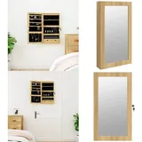 Spiegel-Schmuckschrank mit LED-Beleuchtung Wandmontage - Spiegel-Schmuckschrank - Schmuckaufbewahrung - LED Beleuchtung - Kosmetikspiegel