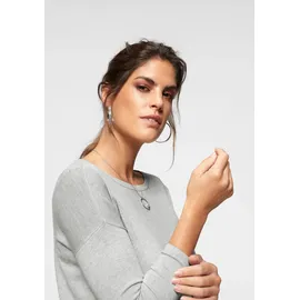 LAURA SCOTT Longpullover Grau 34