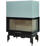 Austroflamm Eckkamineinsatz 89x49x45 S 2.0 | Eckscheibe rechts | 12,0 kW
