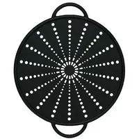 Emsa Spritzschutz, Ø 26 cm, Silikon, Anthrazit, Smart Kitchen