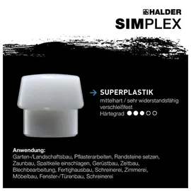 Halder Vorschlaghammer Ø 80 mm 3170 g
