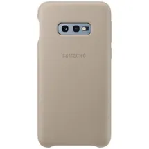 Samsung Leather Cover EF-VG970 für Galaxy S10e grau