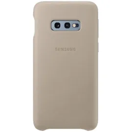 Samsung Leather Cover EF-VG970 für Galaxy S10e grau