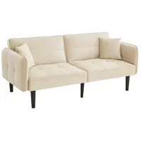 Oxeza Schlafsofa, Beige, Textil, Mode, 2-Sitzer, 176x76x78 cm, Wohnzimmer, Sofas & Couches, Schlafsofas