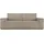 Konsimo Napi Sofa 3 Sitzer, Mit Schlaffunktion, in Pet Friendly Cord-stoff, Beige, - Konsimo®