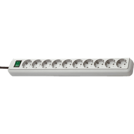 Brennenstuhl Steckdosenleiste mit Schalter 10fach Lichtgrau Schutzkontakt 1St.