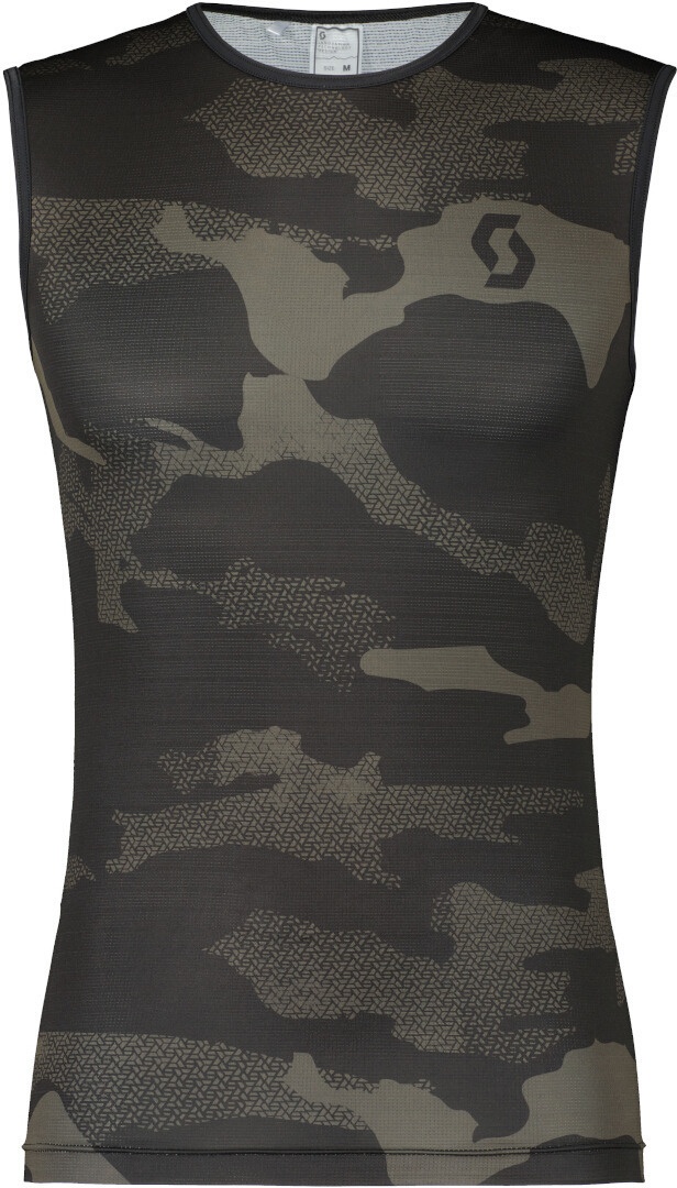 Scott Carbon Camo Functionele tanktop, veelkleurig, S Voorman