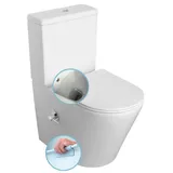 Sapho PC1012RX mit WC-Sitz Weiß
