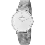 Pierre Cardin Belleville Simplicity CBV.1006 Damenuhr - Silber/Weiß