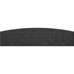 ORIGI WALLS Beton Sichtschutz Grau Anthrazit ROMISCHE BAND BOGEN doppelseitig
