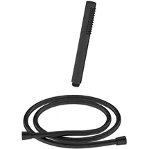 CHRIS BERGEN Handbrause mit Brauseschlauch, schwarz matt 160 cm