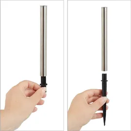 Relaxdays 20 x LED Solarleuchte Farbwechsel